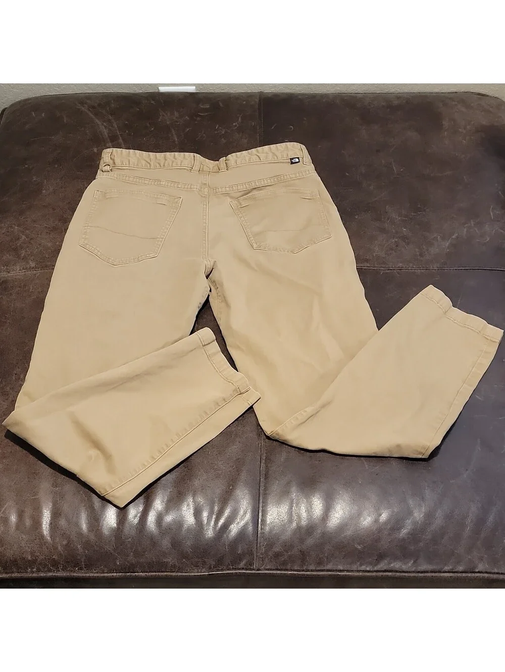 The North Face Men Pants Chino Hiking Climbing Khaki Tan Stretch Size 32x27 284